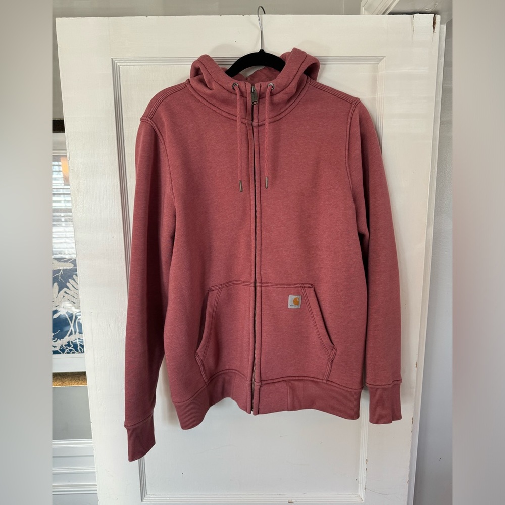 Carhartt womens Clarksburg Full Zip Hooded Sweatshirt, Hoodie, Size L (12/14)